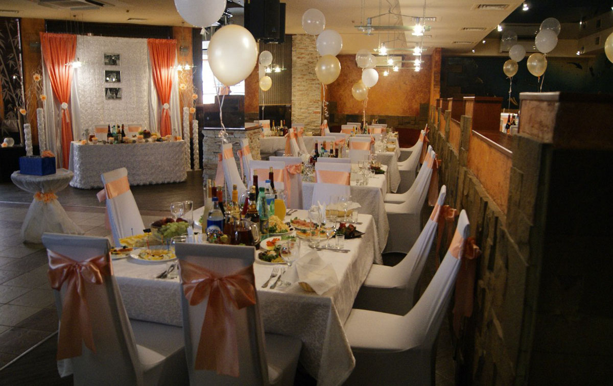 Кафе Лагуна — Банкетный зал, фото банкетного зала