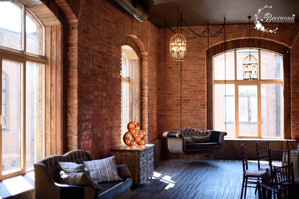 Логотип Весенний Свадебный Ресторан Лофт