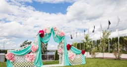 Поляна на берегу водохранилища для регистрации брака — фото 6