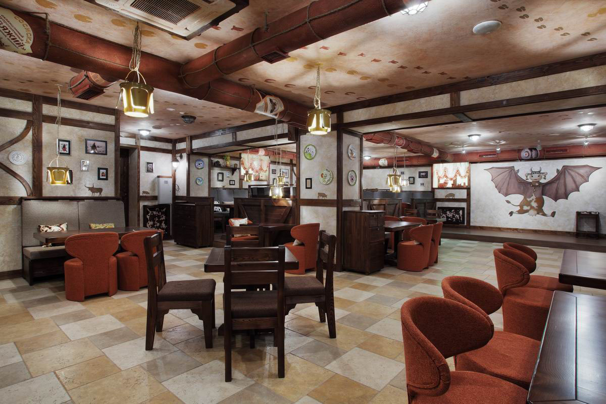 Жадина Говядина — Основной зал, фото банкетного зала