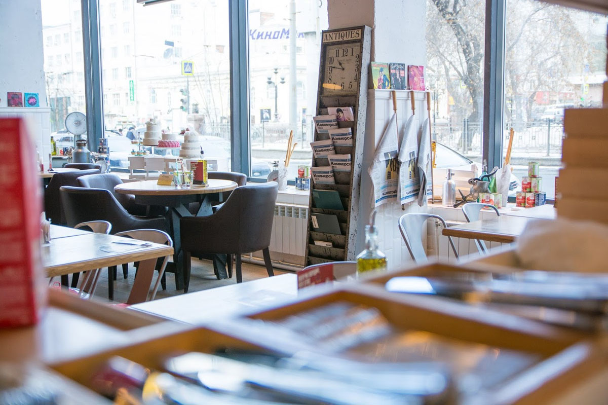 Зал на 1 этаже — Ресторан Maccheroni