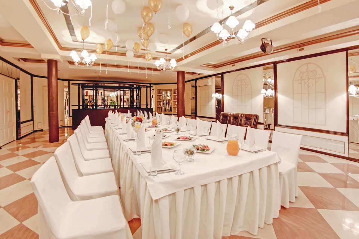 Ресторан Аризона — Ресторанный зал, фото банкетного зала