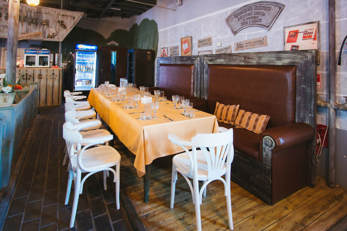 Средний банкетный зал — Ресторан на воде Скрябин