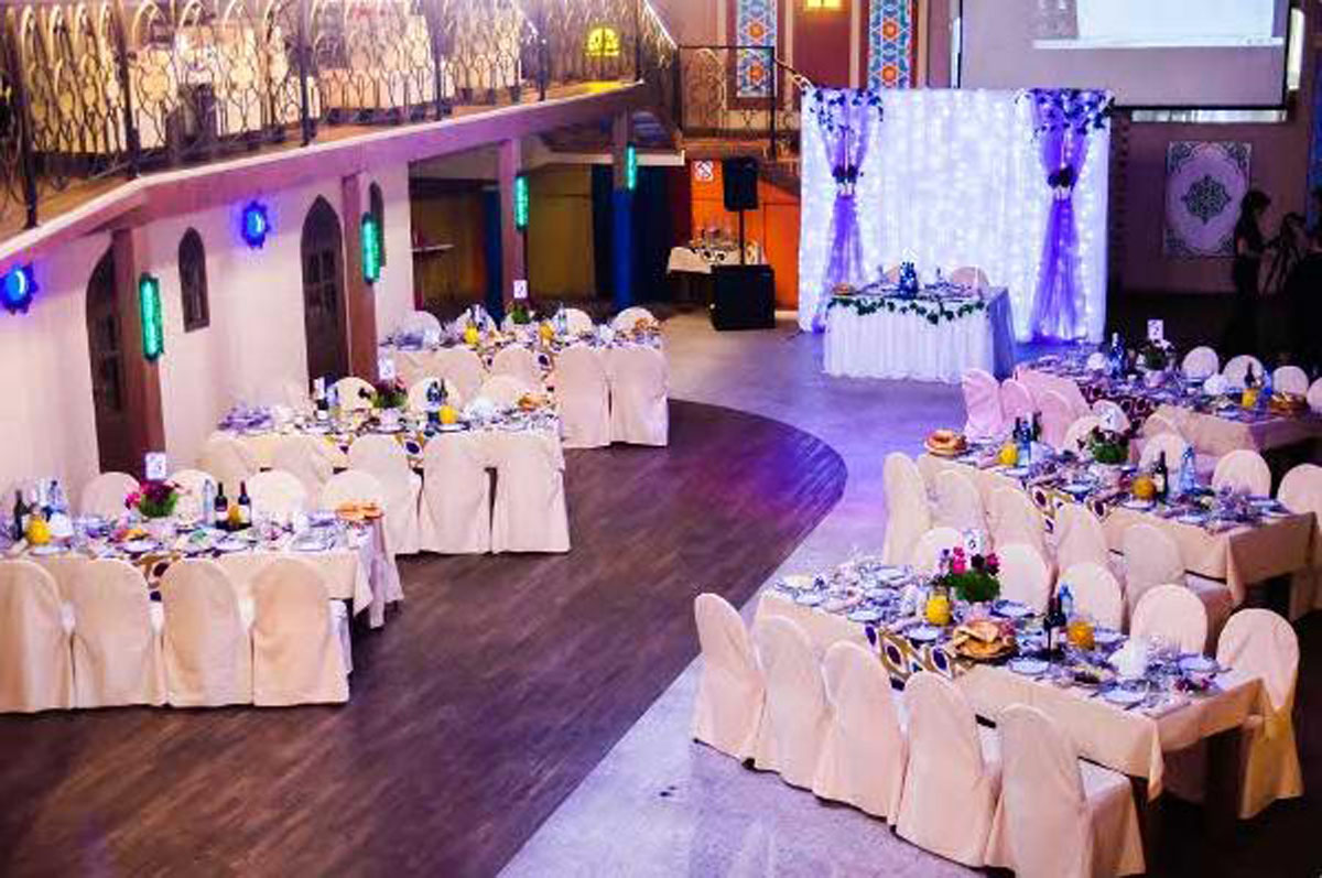 Восток — Большой банкетный зал, фото банкетного зала