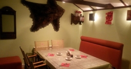 Зимняя беседка — интерьер зала