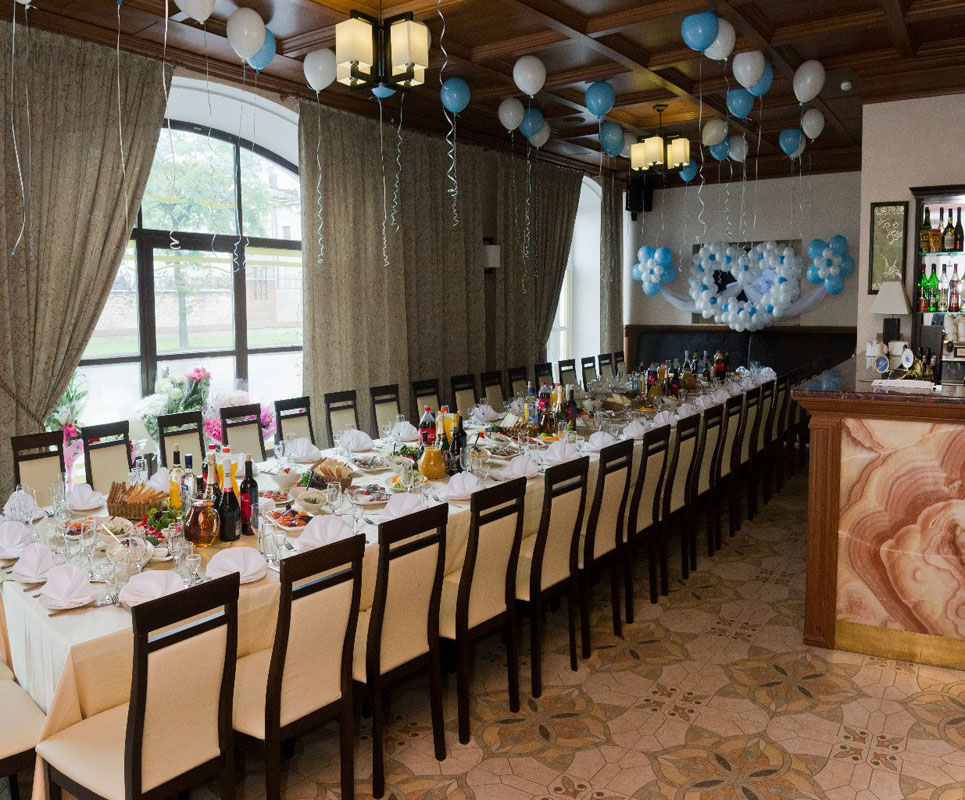 Банкетный зал Мраморный — банкетный зал Ресторан АПРИОРИ, фото