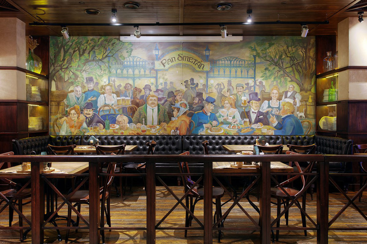 Основной зал — Ресторан Pan Smetan