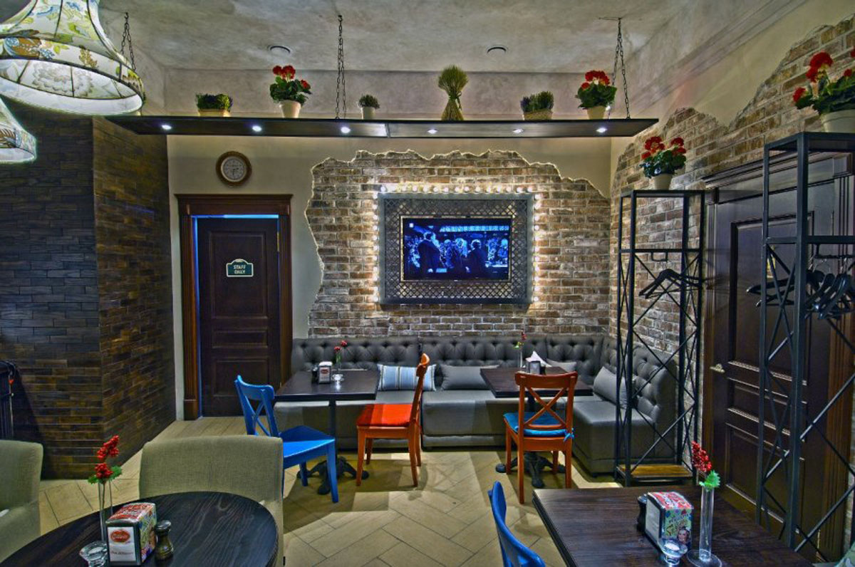 Уютное кафе Бенджамин — Основной зал, фото банкетного зала