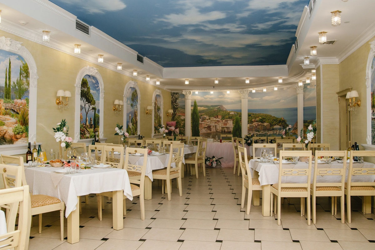 Гостиничный комплекс Акрополис — Основной зал, фото банкетного зала