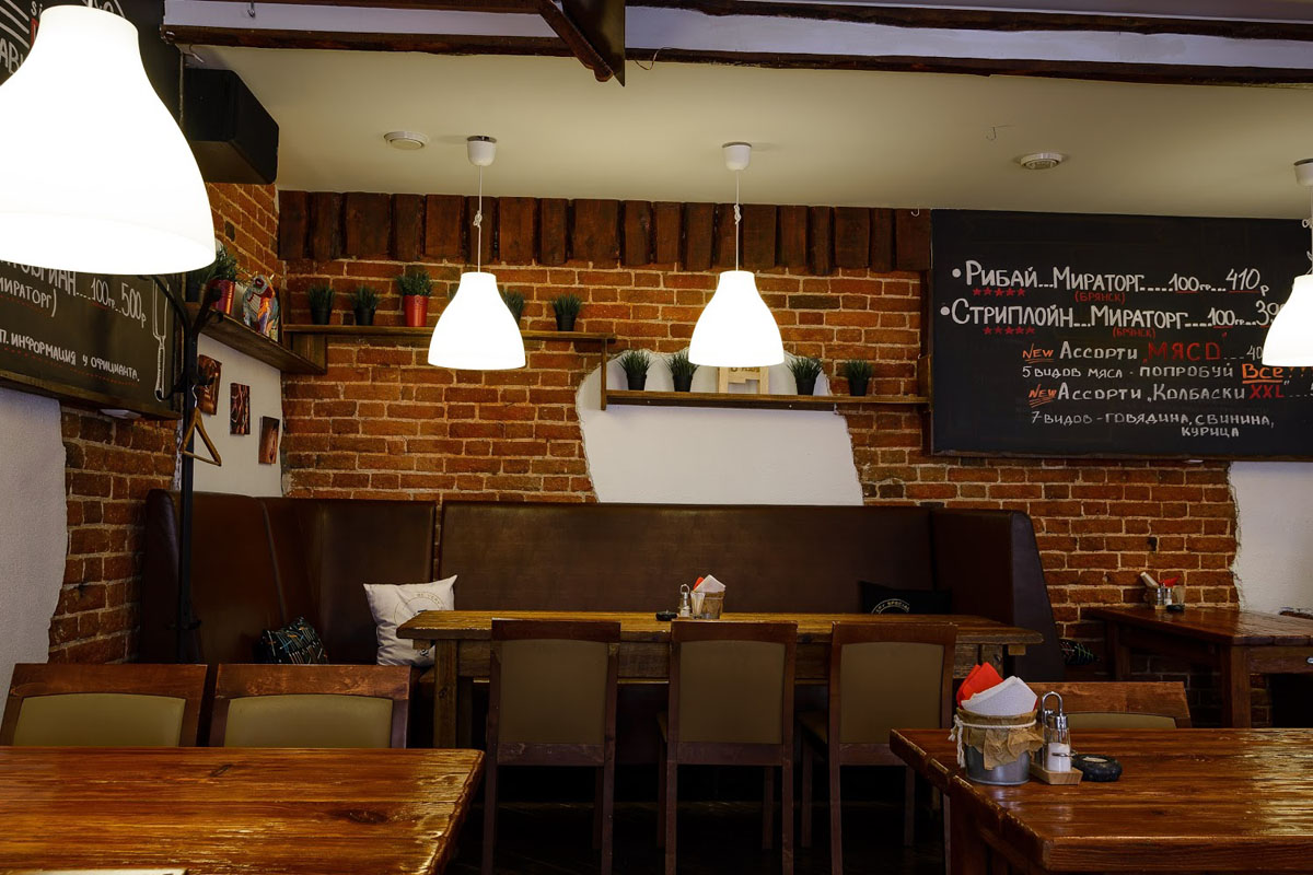 Мясо — Основной зал, фото банкетного зала