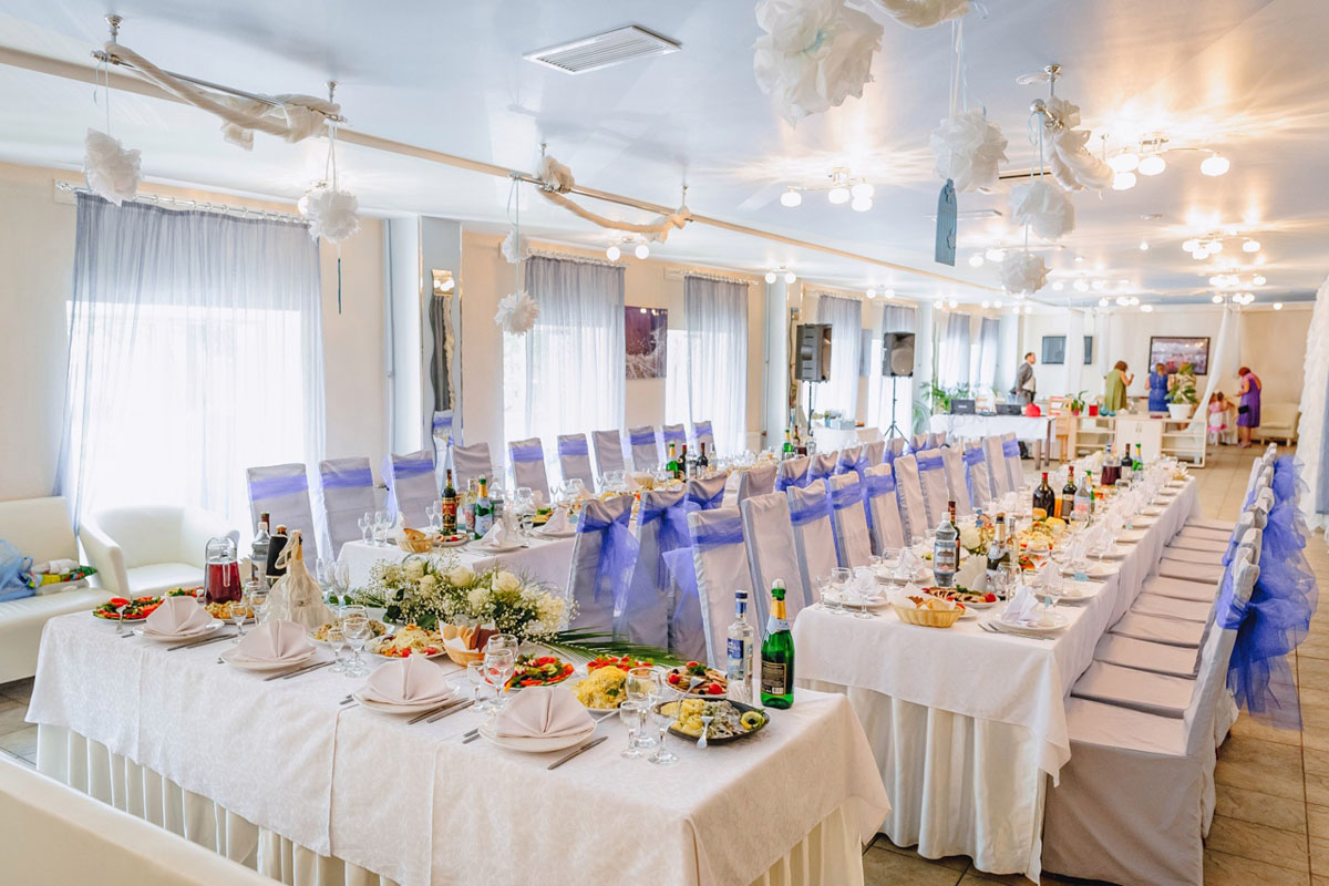 Ресторан Наутилус на Рижской — Основной зал, фото банкетного зала