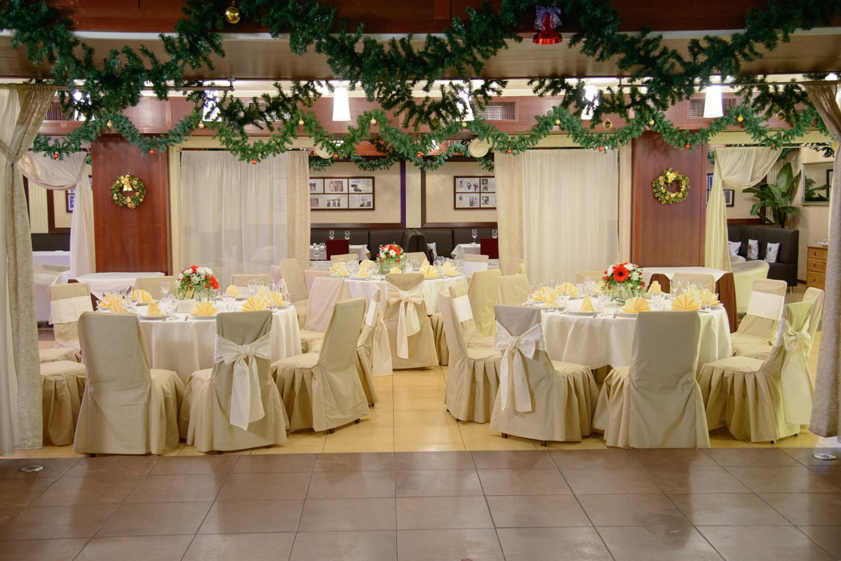 Ресторан Ла Фабрик — Основной зал, фото банкетного зала