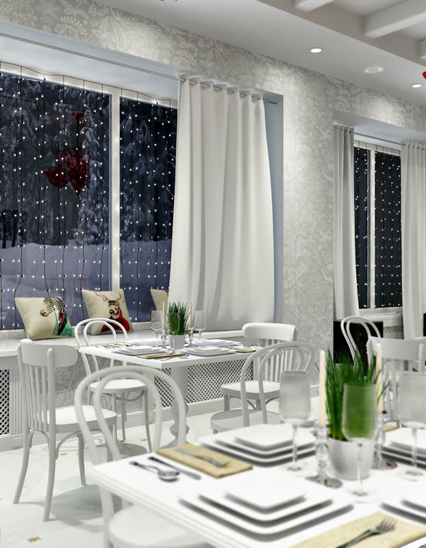 Кафе-холл Бузина — Основной зал, фото банкетного зала