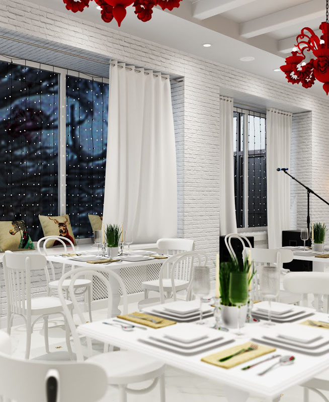 Основной зал — Кафе-холл Бузина