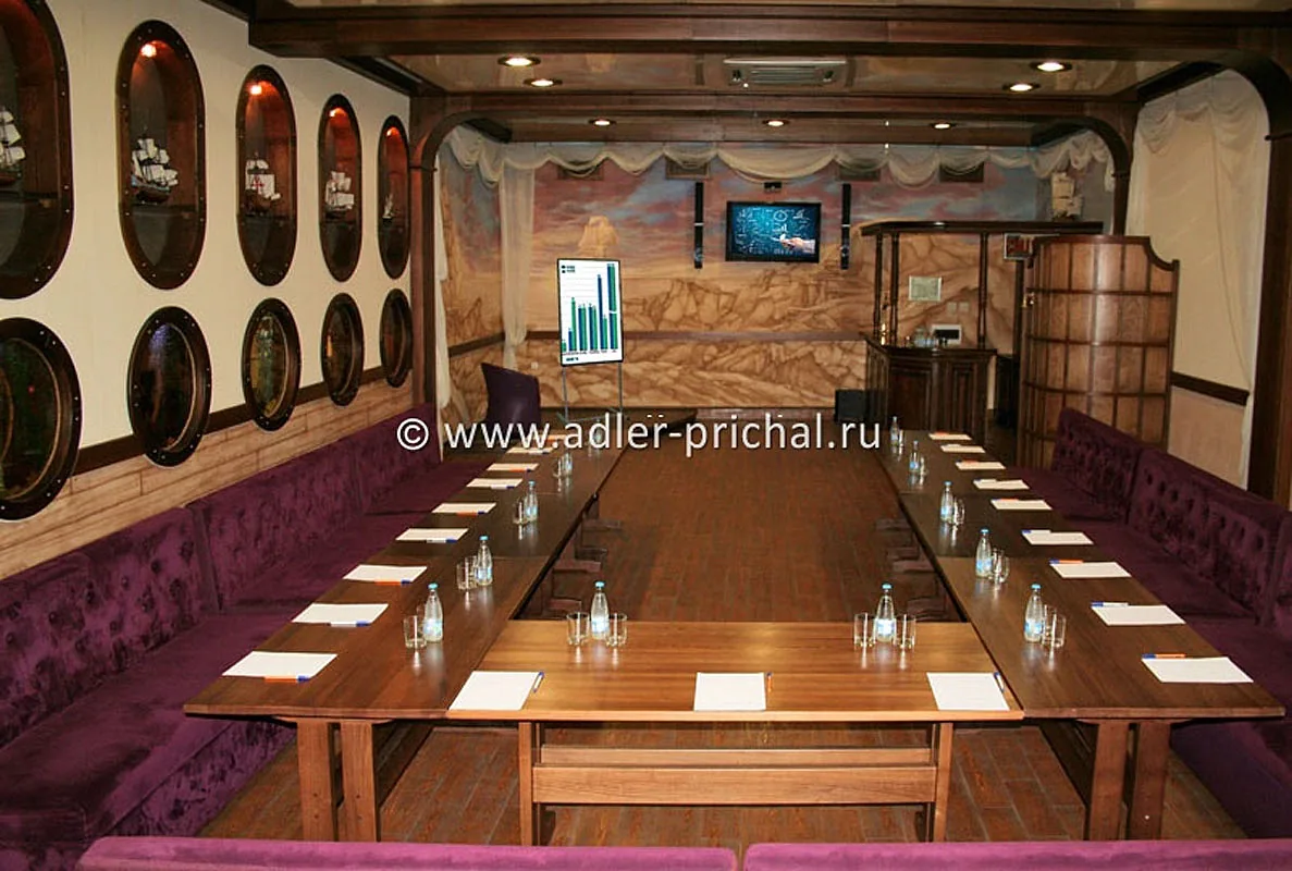 Причал — Основной зал, фото банкетного зала