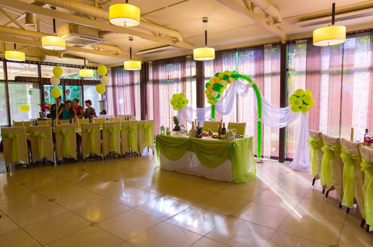 Ресторан-бар Лайм — Основной зал, фото банкетного зала