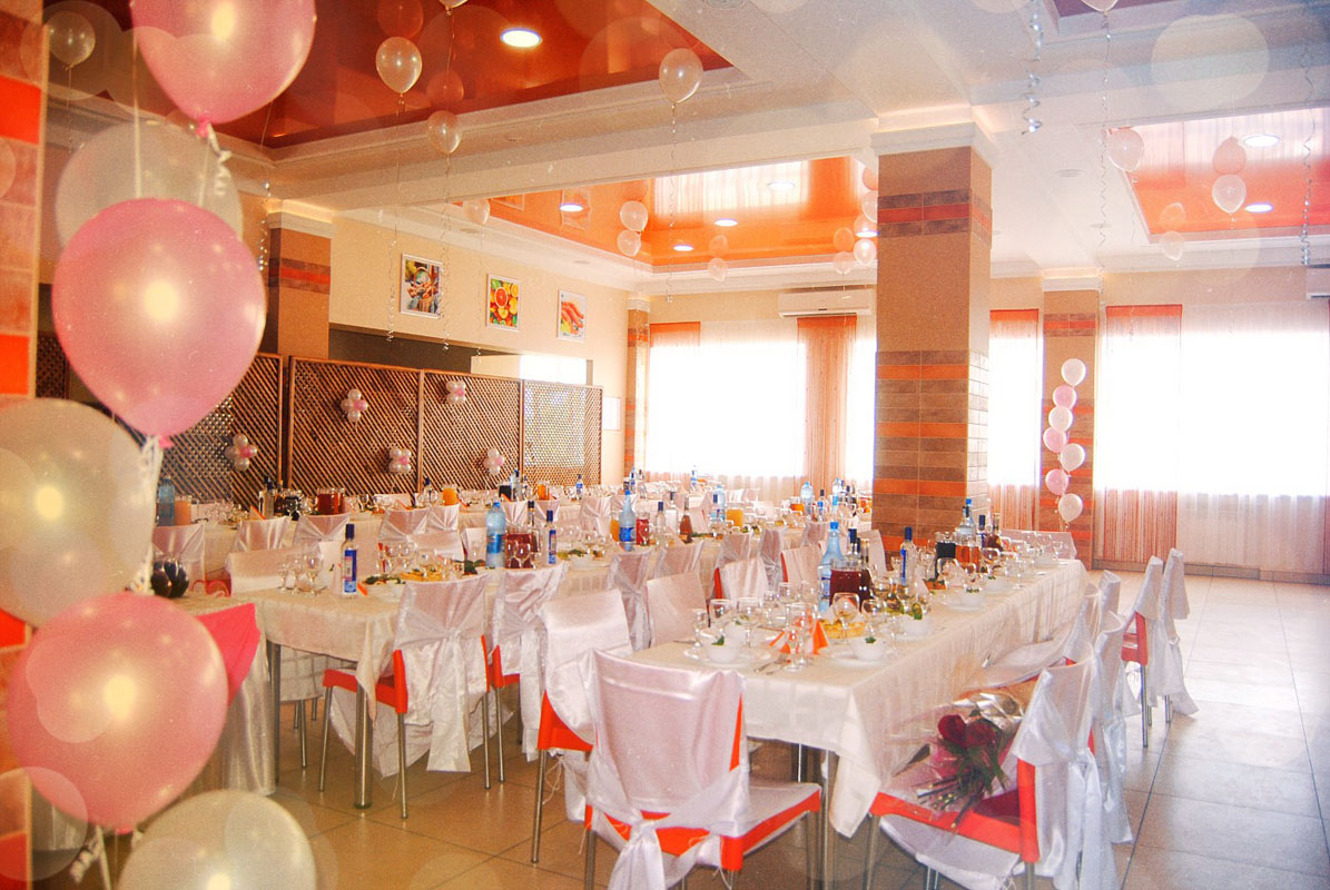 Кафе Колибри — Основной зал, фото банкетного зала