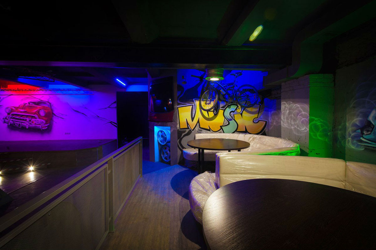 Основной зал — Клуб-бар Garage