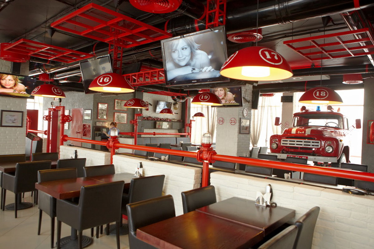 Основной зал — Гриль-бар Пожарка