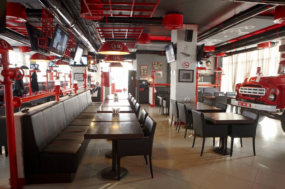 Основной зал — Гриль-бар Пожарка