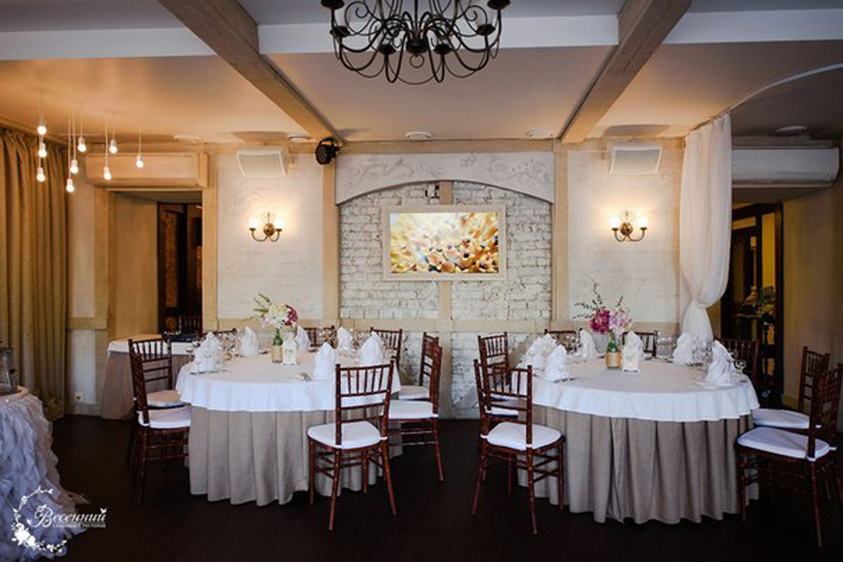 Основной зал — Банкетный зал Весенний на Фонтанке