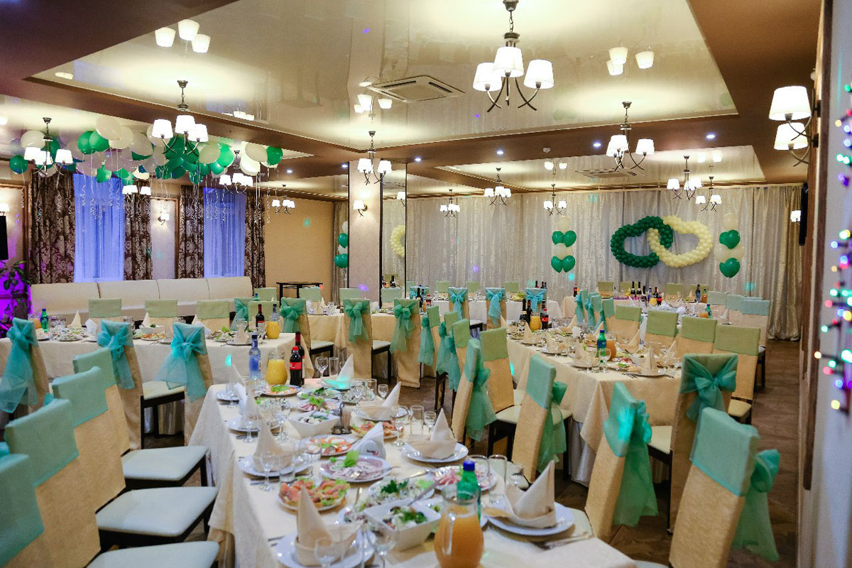 Банкетный зал Гармония — Основной зал, фото банкетного зала