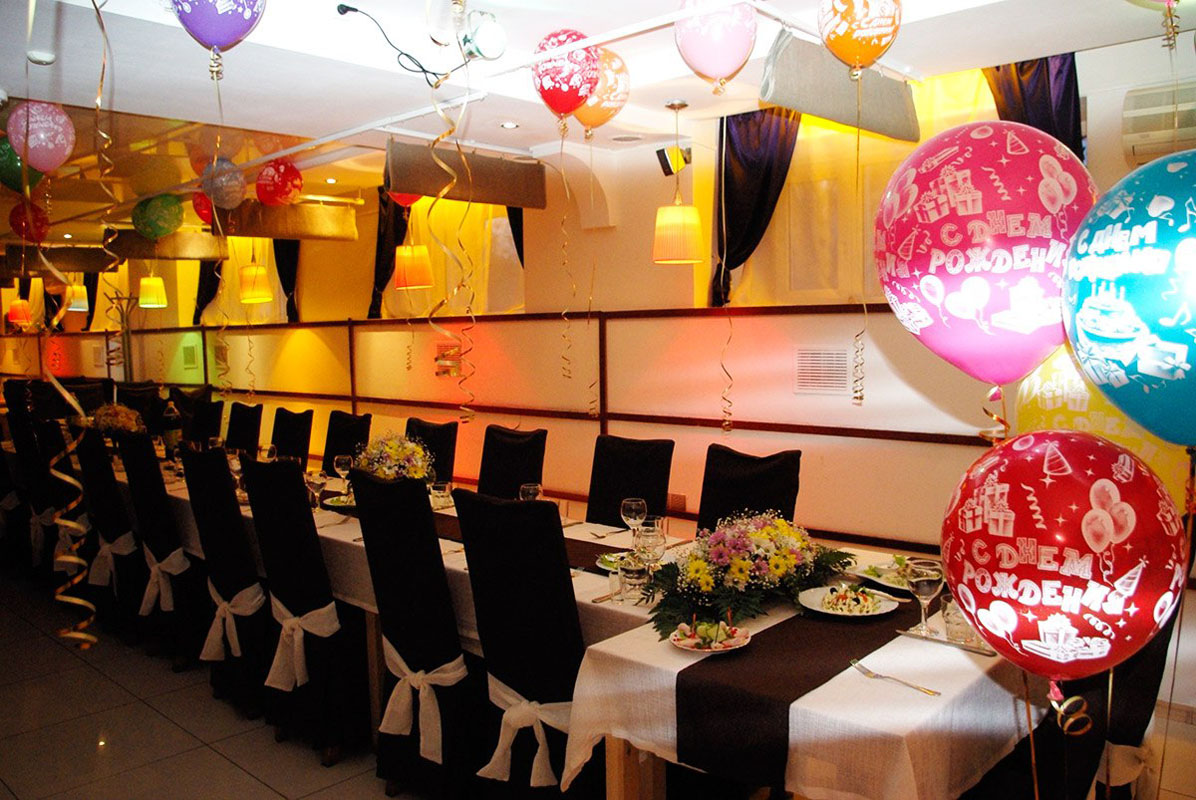 Кафе Мария — Основной зал, фото банкетного зала