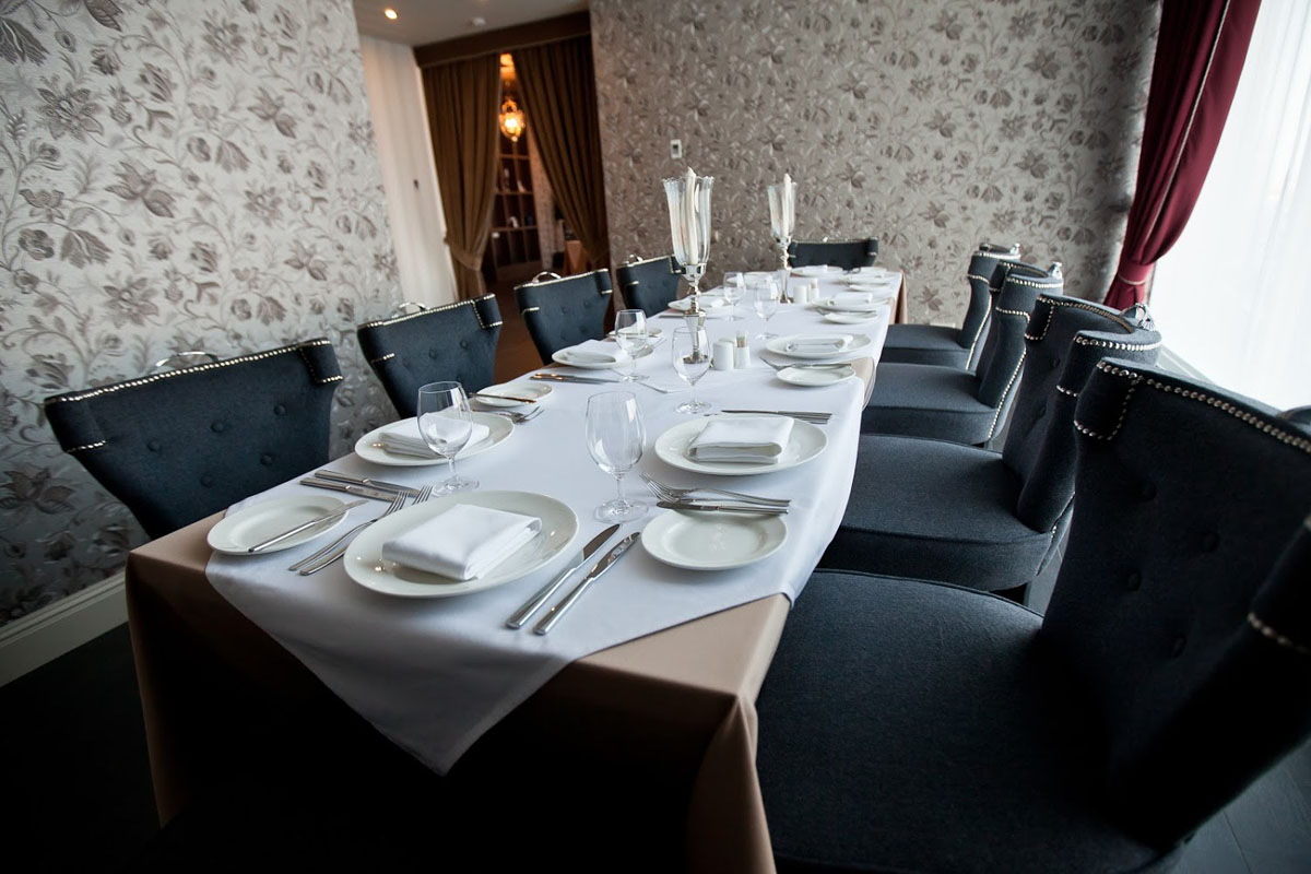 Ресторан Дягилев — Основной зал, фото банкетного зала