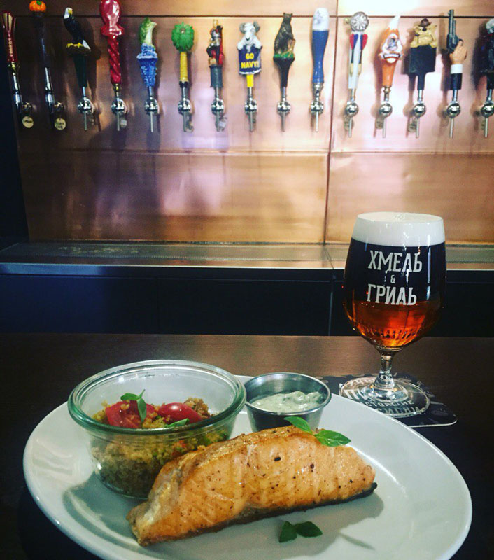 Основной зал — Хмель & Гриль