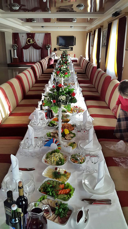 Развлекательный комплекс Рашель — Основной зал, фото банкетного зала