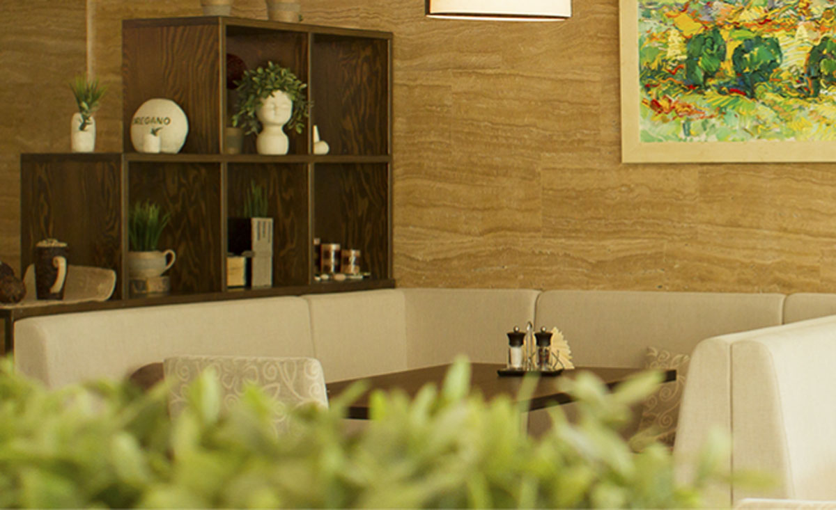 Кафе Орегано — Основной зал, фото банкетного зала