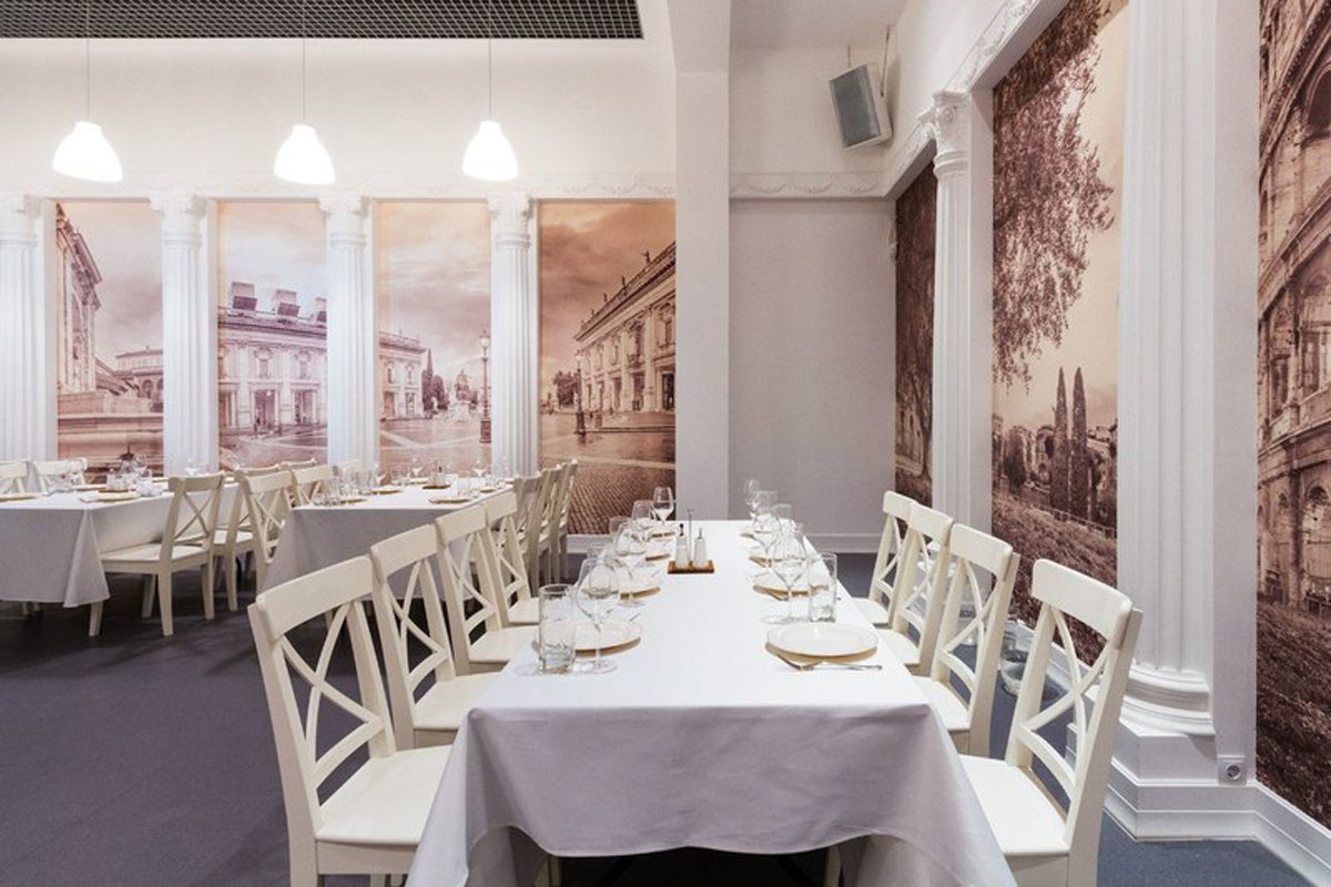Белый зал — Ресторан Цезарь