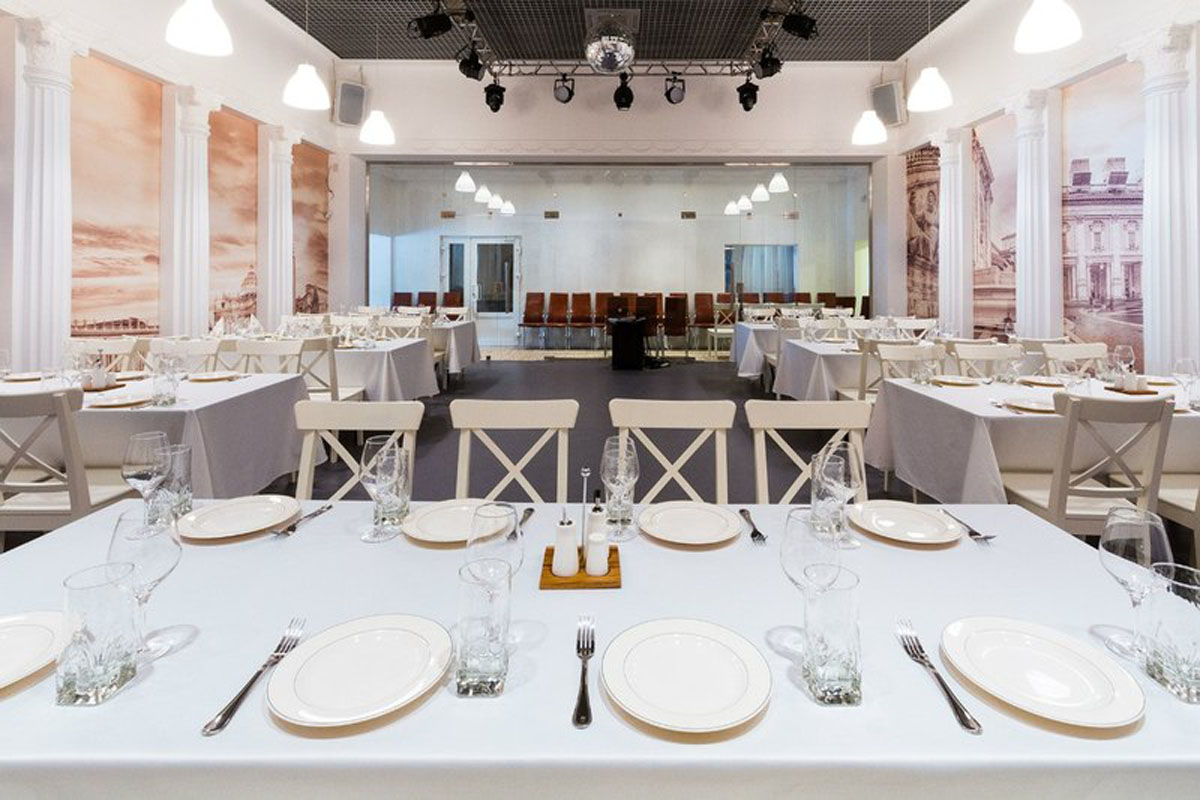 Белый зал — Ресторан Цезарь