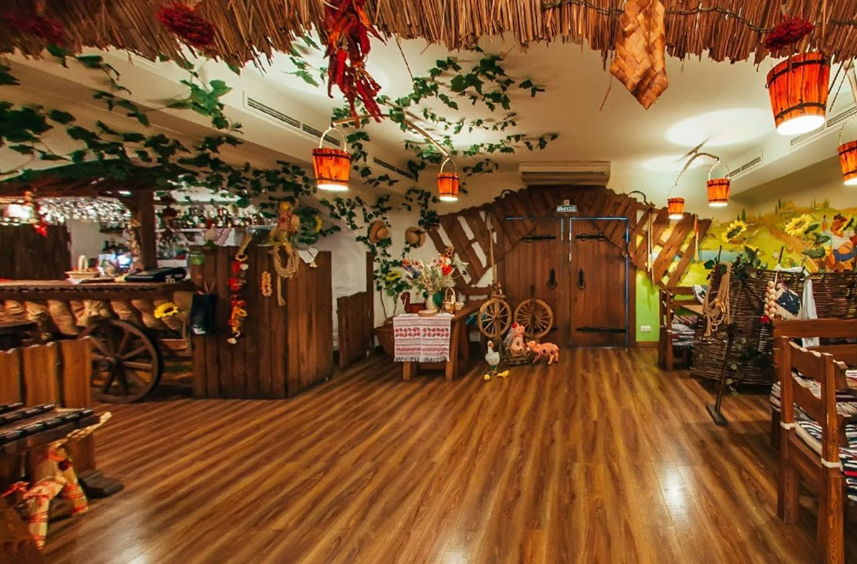 Ридна хата — Основной зал, фото банкетного зала