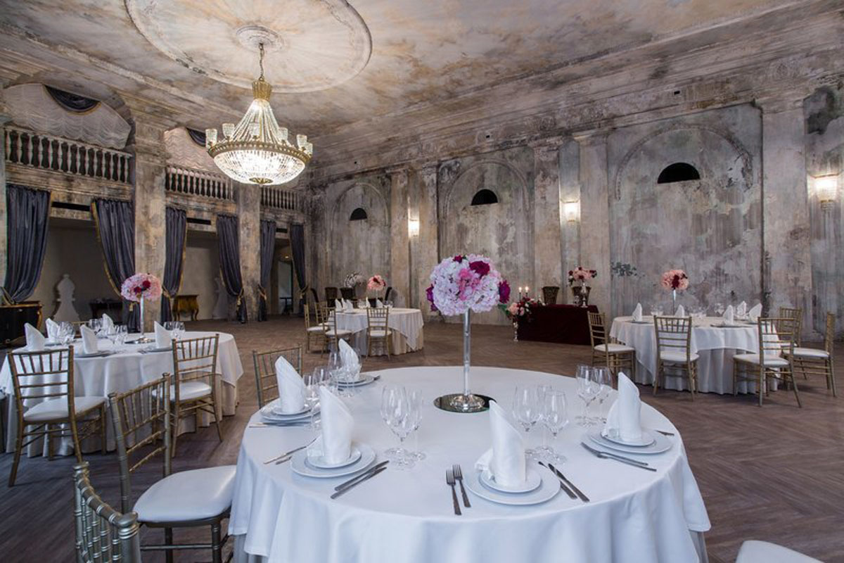 Основной зал — банкетный зал Дворец Пальма, фото