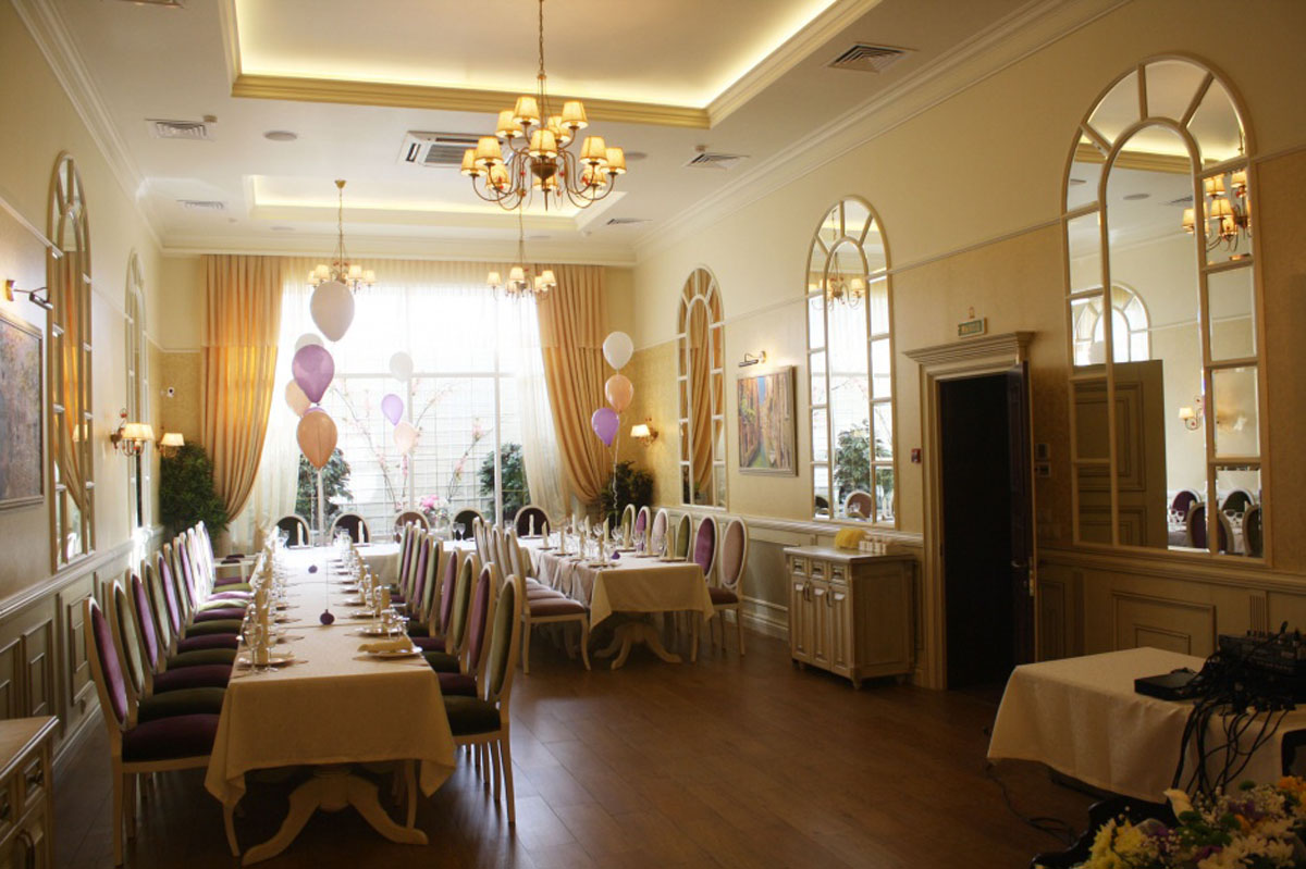 Зал на 35 человек — Ресторан Ваниль