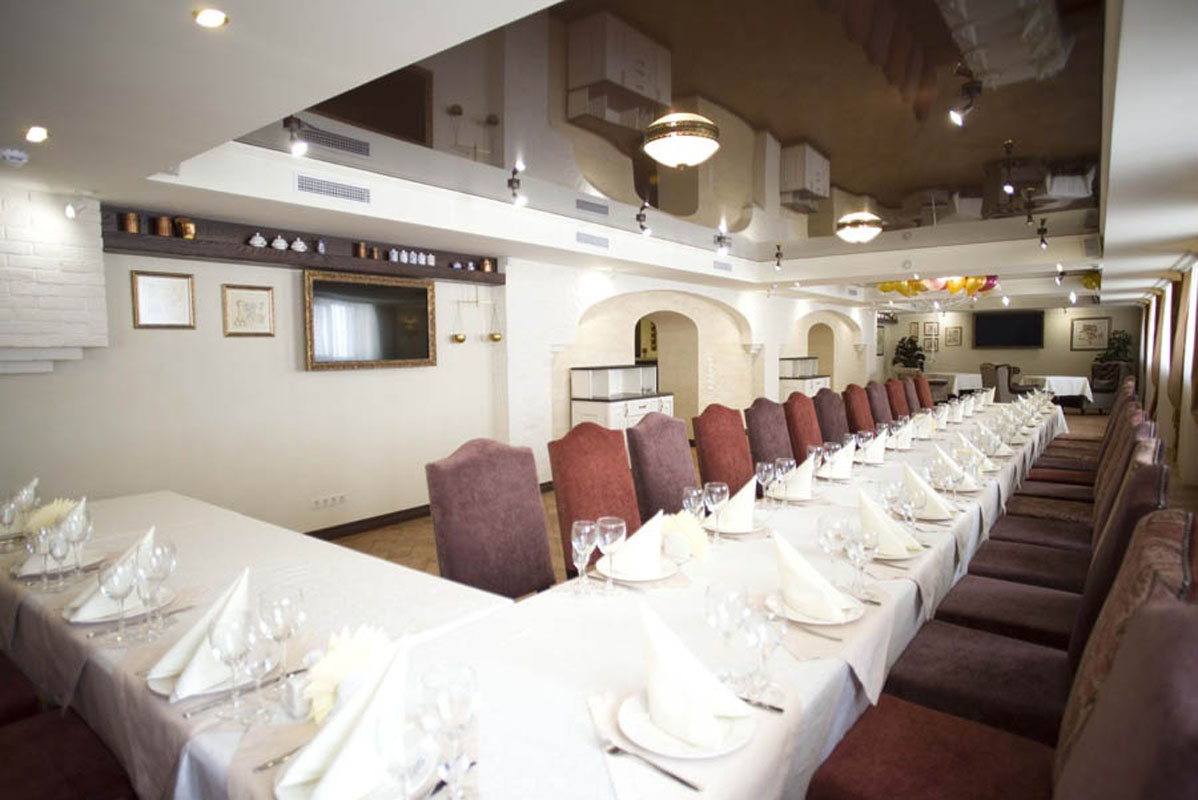 Зал на 120 человек — Ресторан Ваниль