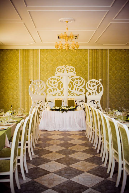 Олива — Основной зал, фото банкетного зала