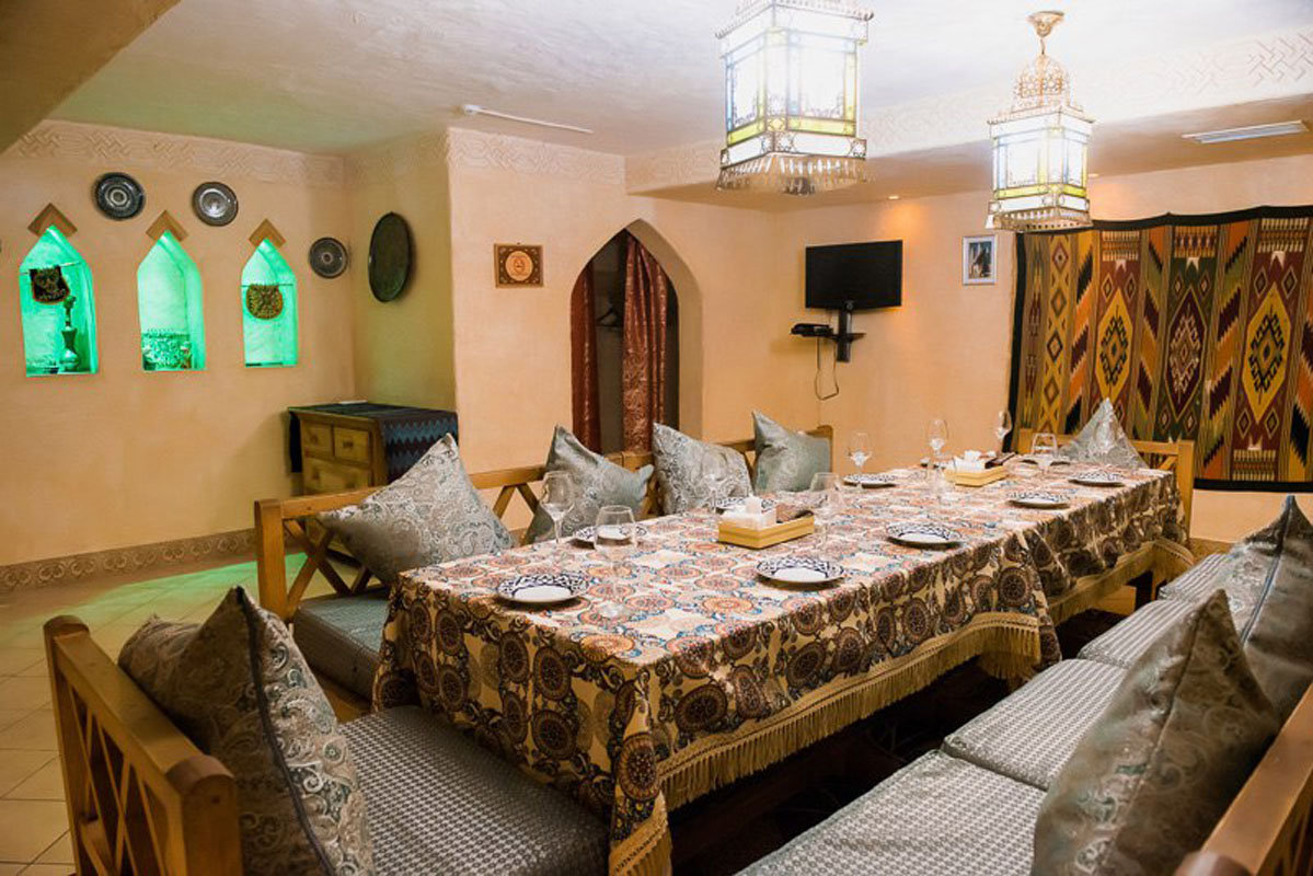 Чайхана Шоли — Основной зал, фото банкетного зала