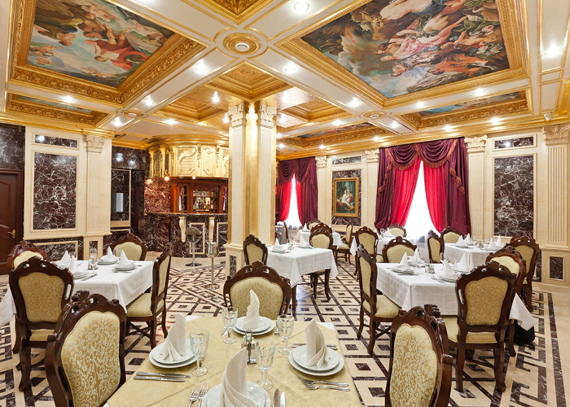 Гостиница Villa Arte — Ресторан Villa Arte, фото банкетного зала