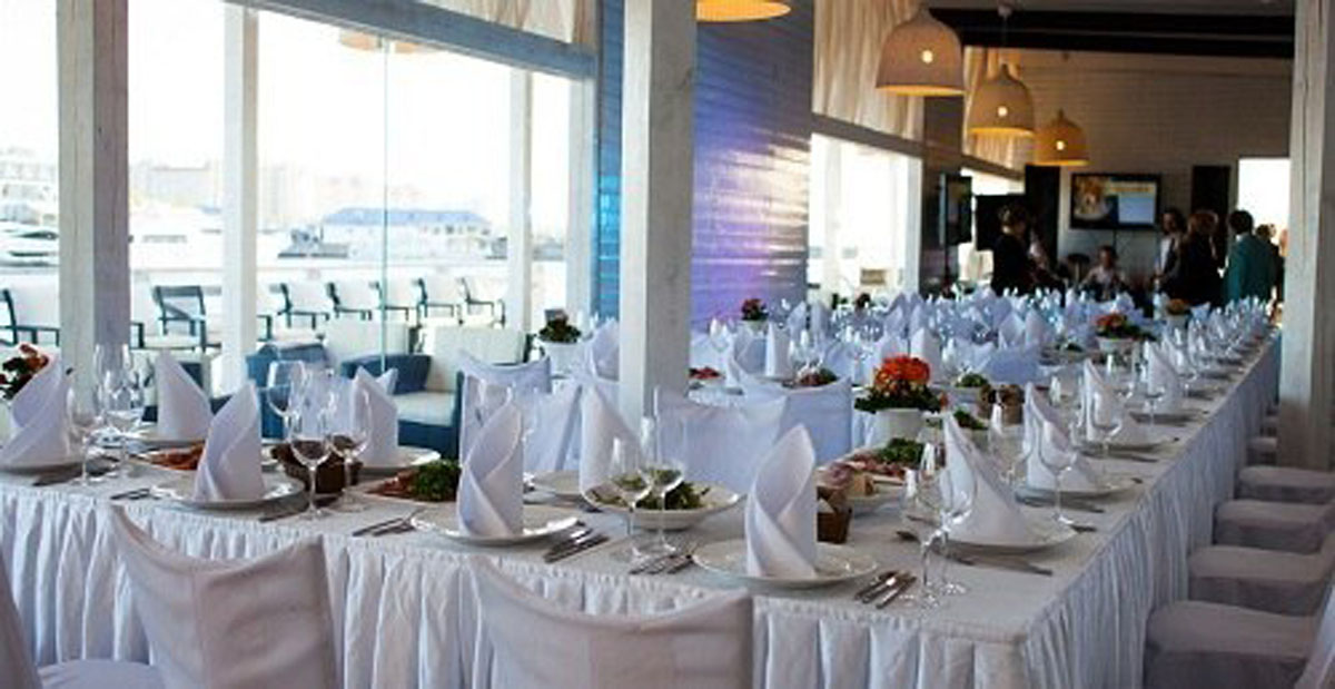 Ресторан Южный — Основной зал, фото банкетного зала