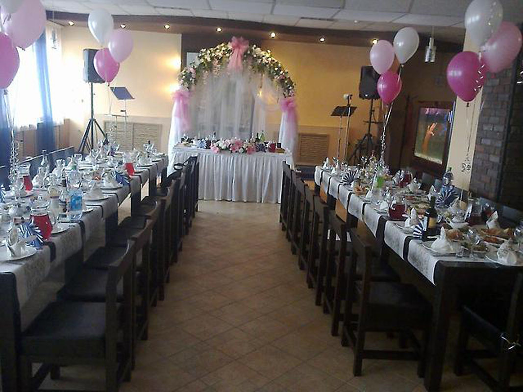 Кафе Капитан — Основной зал, фото банкетного зала