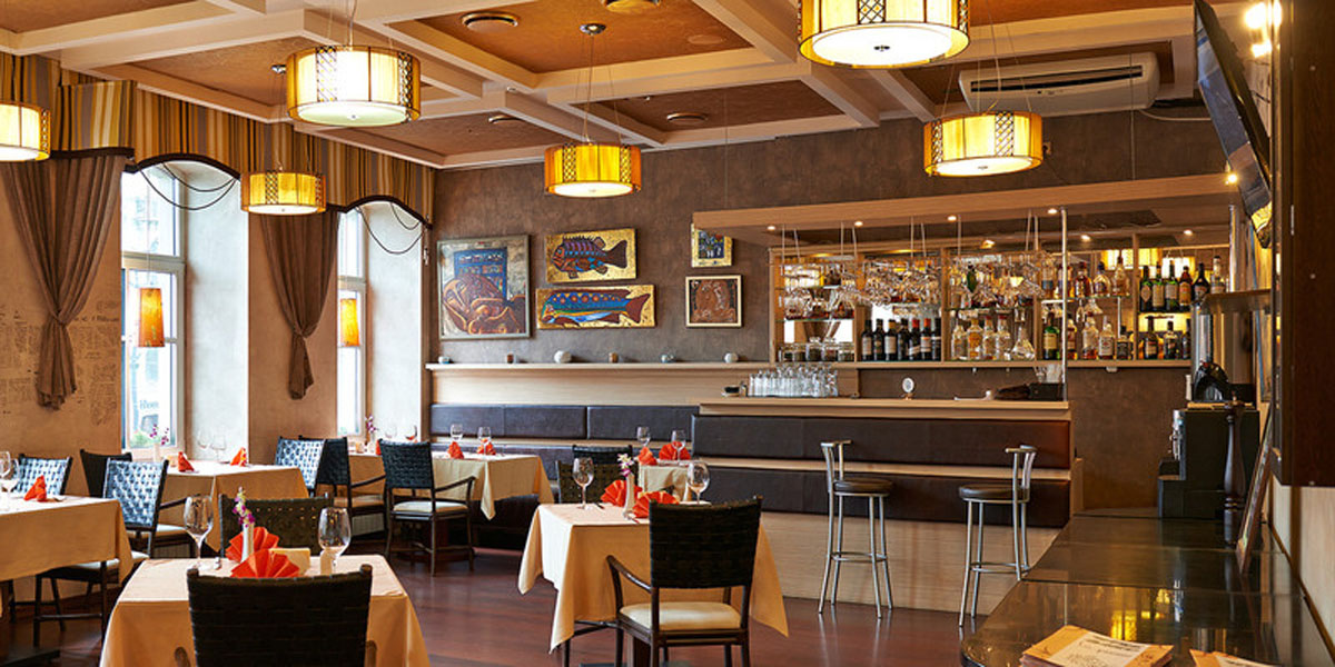 Основной зал — банкетный зал Ресторан Ля Пресс, фото