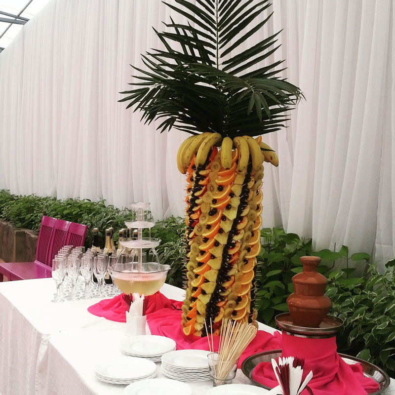 Центр отдыха Кедровая Падь — Летний шатер, фото банкетного зала