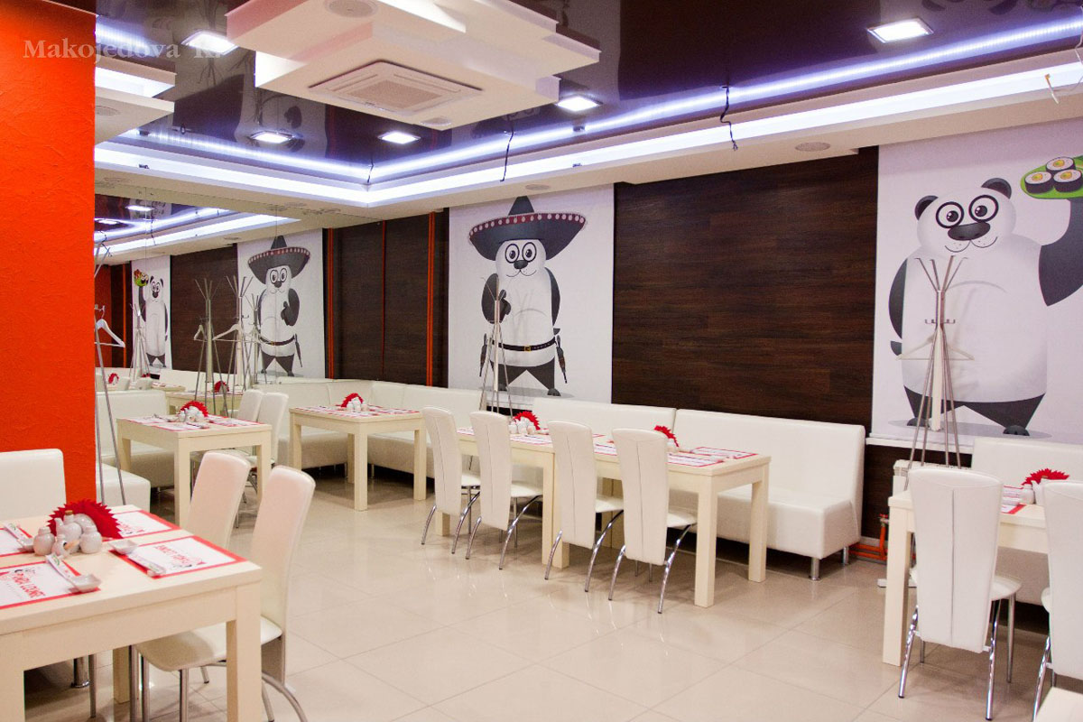Основной зал — Семейный ресторан Панда