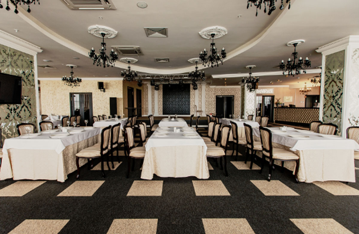 Эльфия — Зал на 150 человек, фото банкетного зала