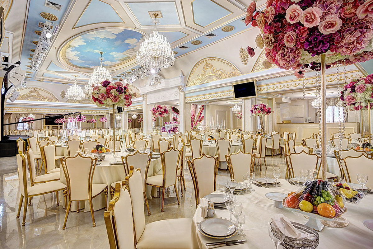 Банкетный комплекс Парадайз — Большой зал, фото банкетного зала