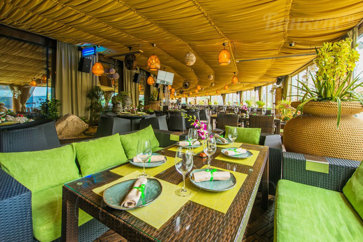 Веранда — банкетный зал Bamboo.Bar, фото