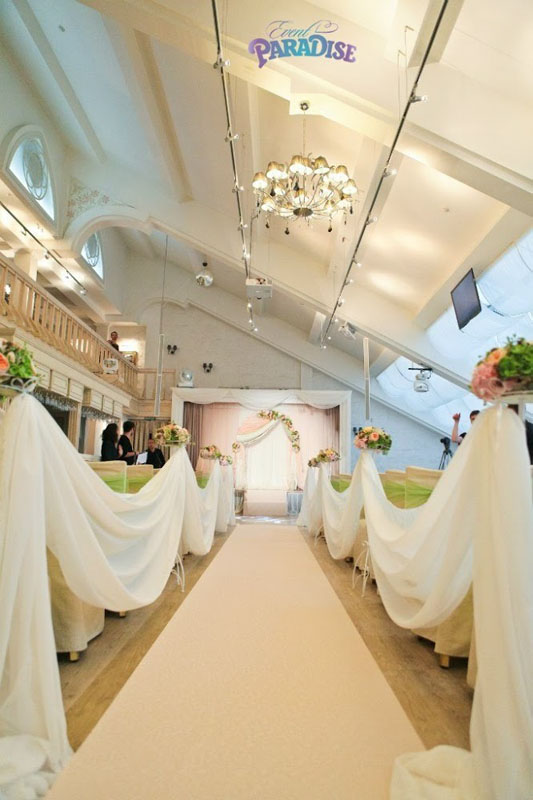 Банкет-холл Paradise — Основной зал, фото банкетного зала