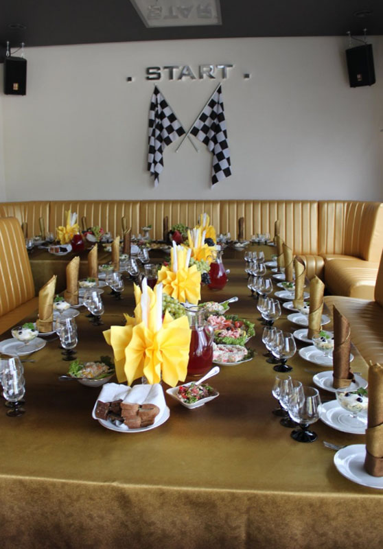 Кафе Рэн — Основной зал, фото банкетного зала